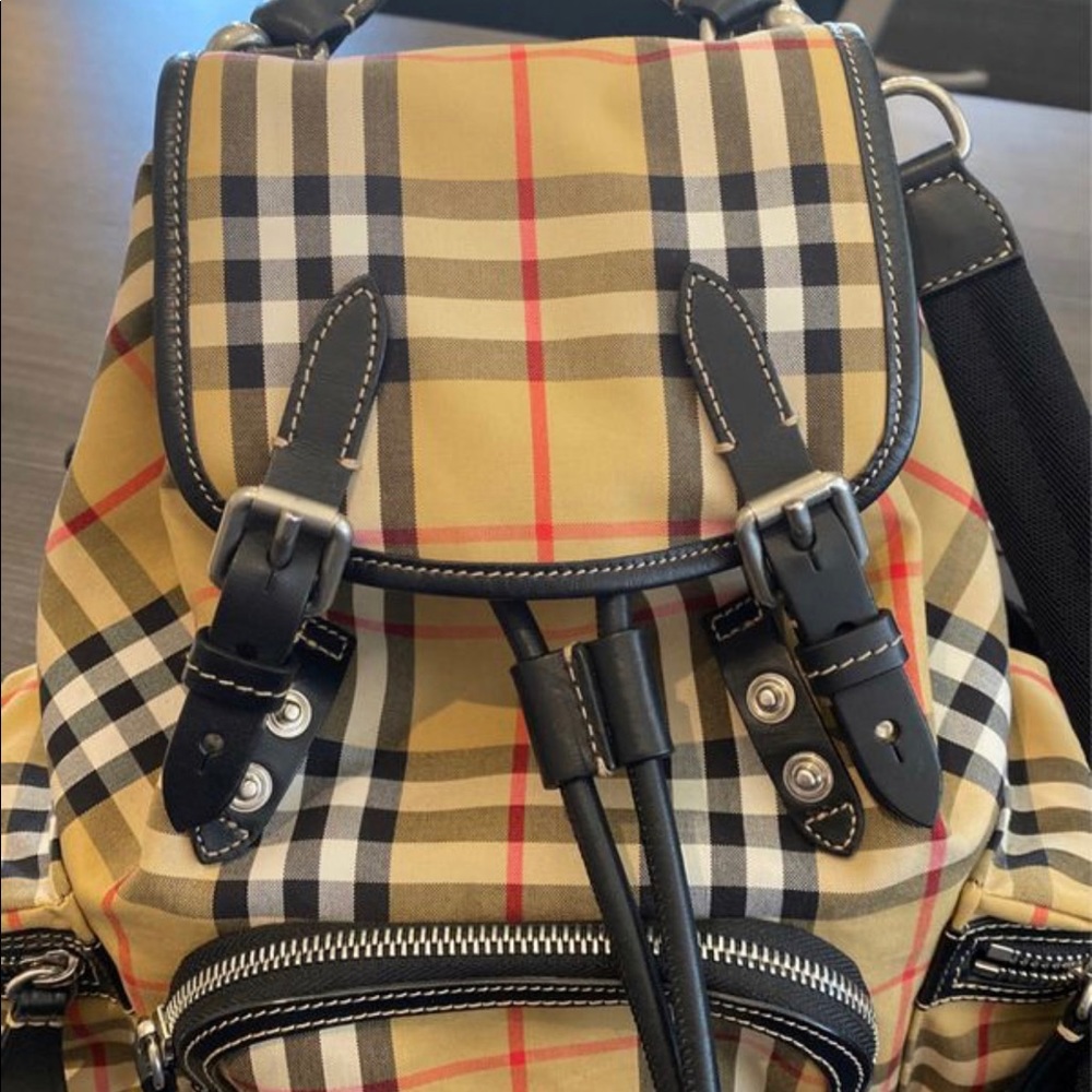 Small Rucksack Vintage Backpack BURBERRY - Picture 4 of 7